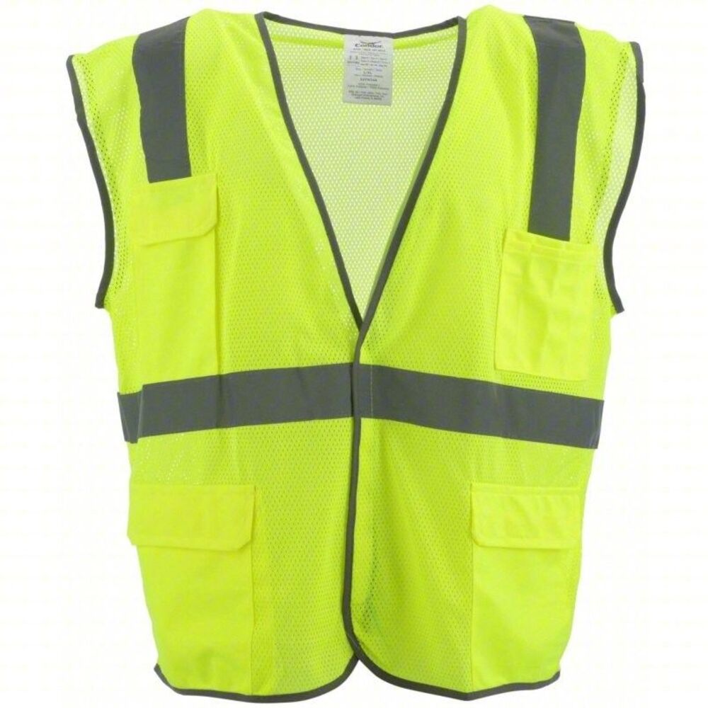 CONDOR High-Visibility Vest – Lime ANSI Class 2 S/M, Mesh, Hook-and-Loop, NWT